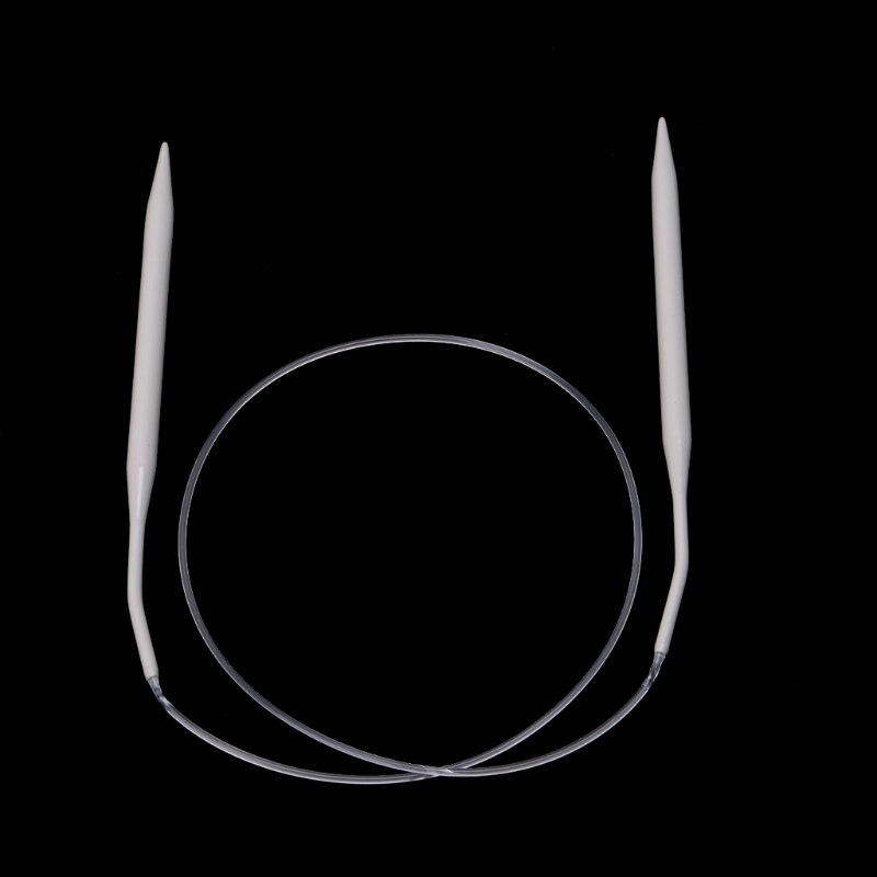 10 Aiguilles à Tricoter Circulaires 🧶 - Acier Inoxydable, 80cm, Tailles 2-8mm