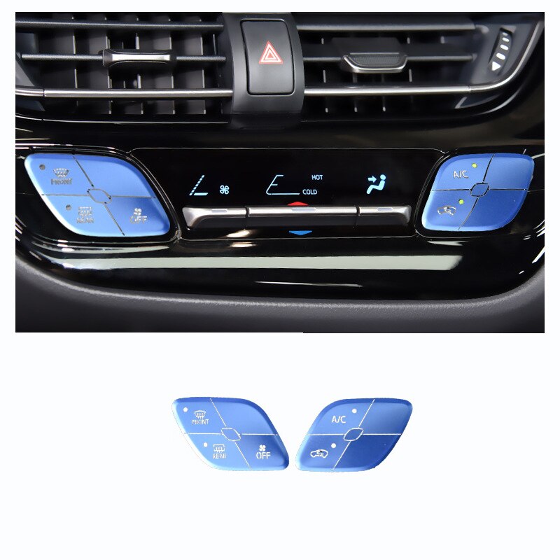 Auto Raam Glazen Lift Motor Start Stop Versnellingspook Panel Ac Knop Cover Schakelaar Frame Trim Voor Toyota C-hr Chr: H