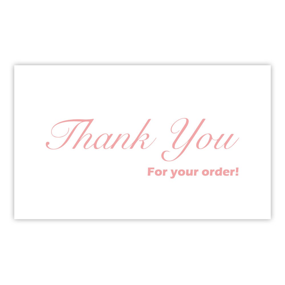 10-30pcs Thank You For Your Order Mini Card Pack Thank You For Supporting Small Business Card Multipack Small Business Note Card: QY955 / 10pcs