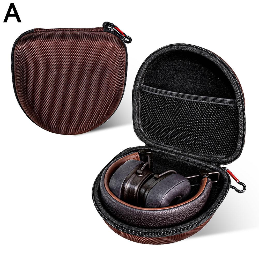 Schokbestendig hoofdtelefoonhoesje voor Major 5/4/3/2 hoesje, harde draagtas, hoofdtelefoon met ritssluiting: Olive