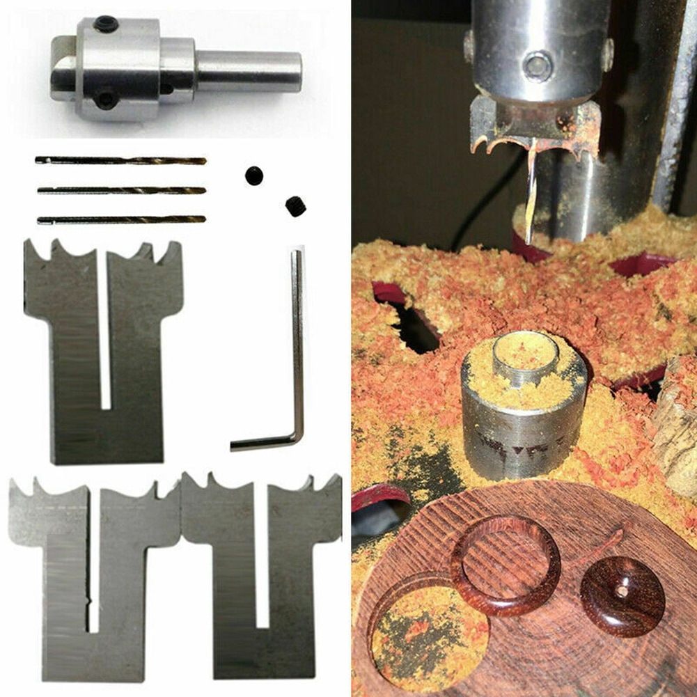 Ringbor multifunktionelt træ tyk ring maker cutter høj hastighed træ værktøj træbearbejdning tilbehør udskiftningsdele værktøj