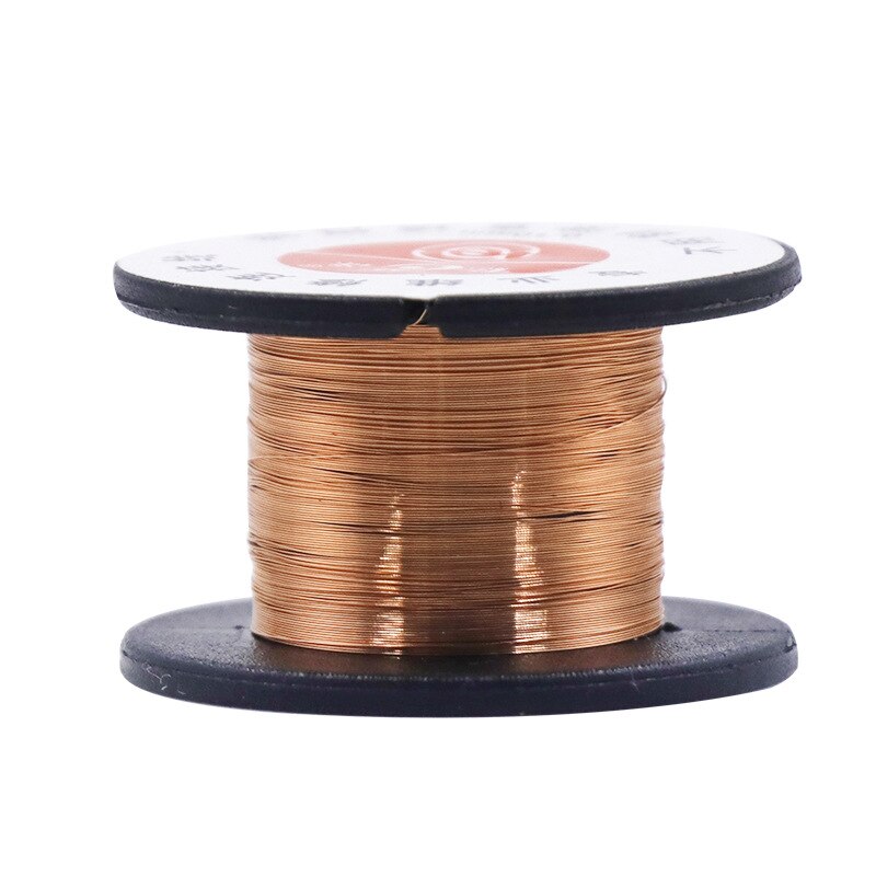 50 Pcs/lot 11.5 Meters DIY 0.1mm Diameter Wire Cable Thin Copper Wire Rotor Enamelled Wire DIY Electromagnet
