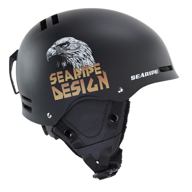 Searipr Licht Ski Helm Snowoard Apparatuur Beschermende Kleding Mannen Vrouwen Draagbare Warm Sterke Sneeuw Outdoor Sport Helm: E / M