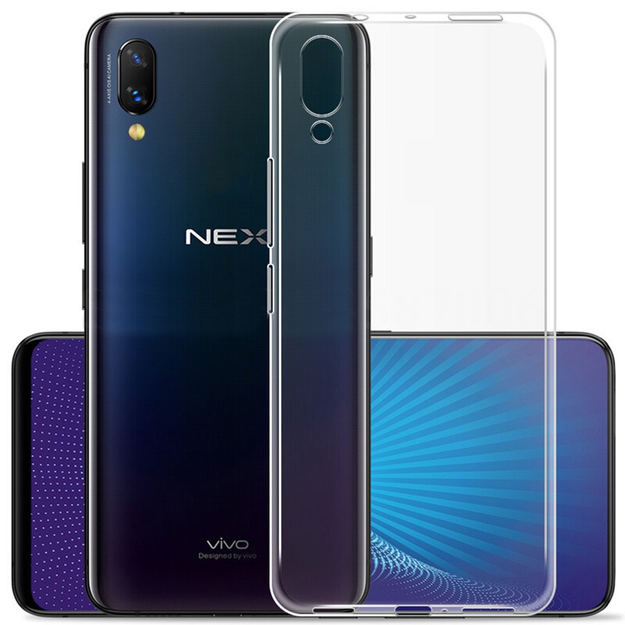 Funda protectora para vivo NEX S /A, Ultra delgada, transparente, suave, funda de silicona TPU natural, Carcasa protectora para teléfono móvil de 6,59"