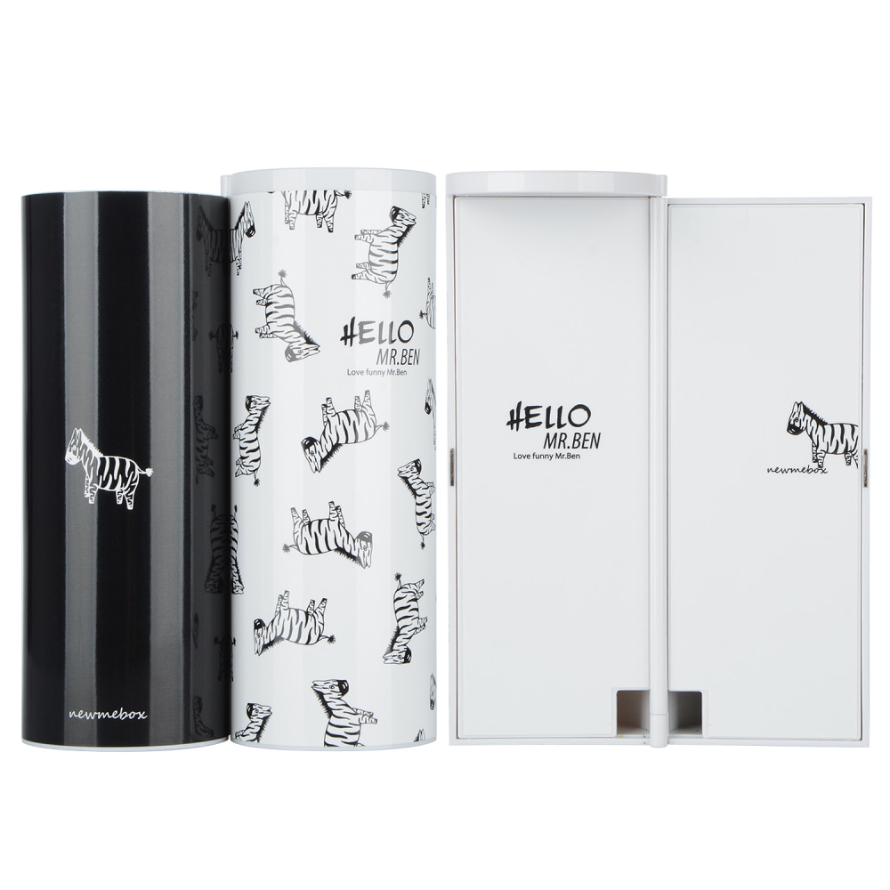 Zebra panda etui tas waterdicht dieren school etui schrijfwaren opbergtas kantoorbenodigdheden met liniaal mini boekje