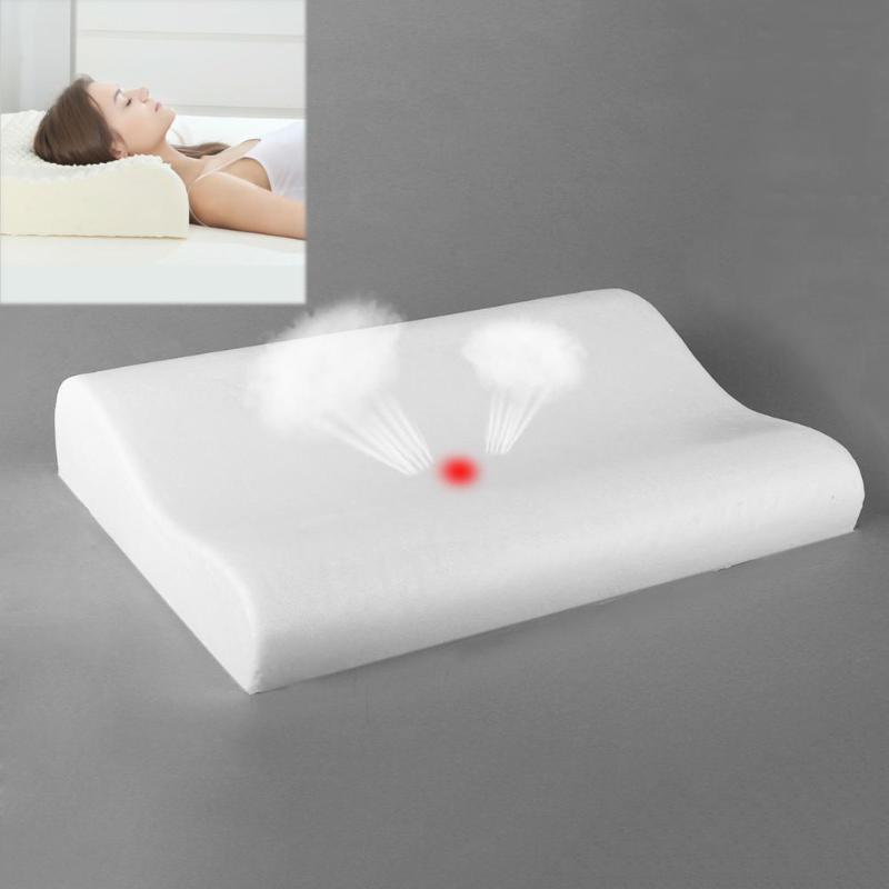 Bekväma barn memory foam ortopedisk sömn vit kylande komfort gel säng kudde kudde minne bomull memory foam kudde
