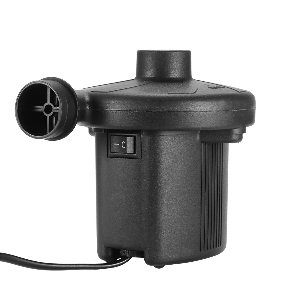 Elektrisk luftpumpe pust op tøm pumpe med 3 dyser  ac 220v til luftseng bådlegetøj campinglegetøj luftseng kompressionspose madras