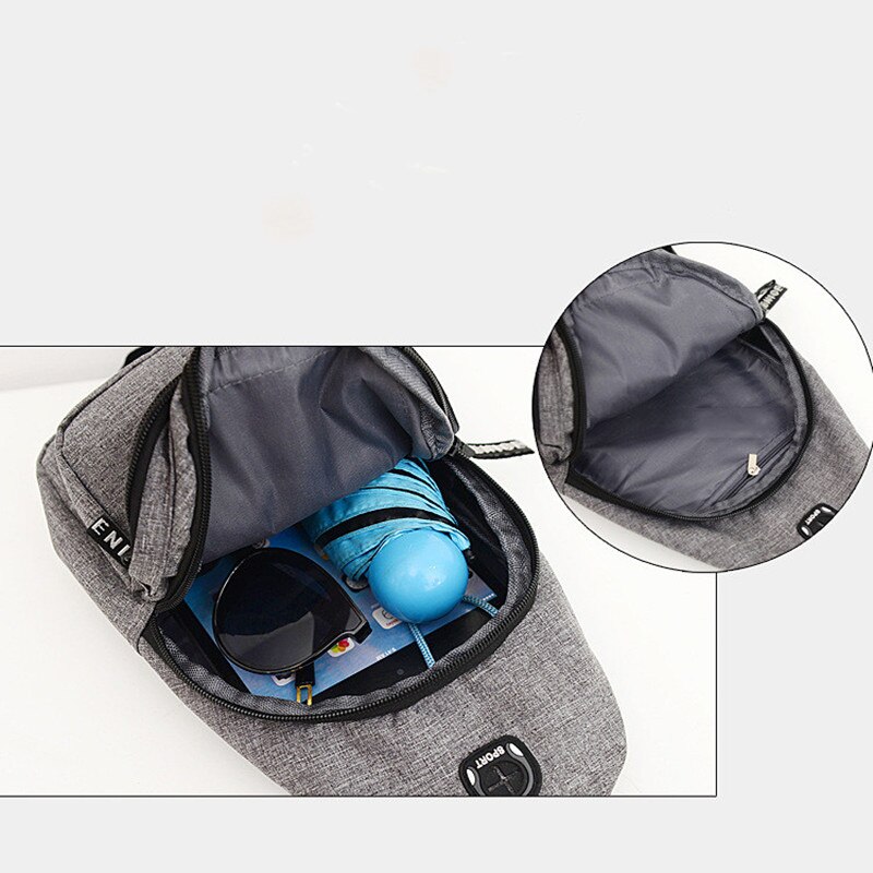 Mannen Schoudertas Sling Borst Pakken Canvas Sport Crossbody Handtassen For A Mannen Borst Zakken Riem Taille Packs