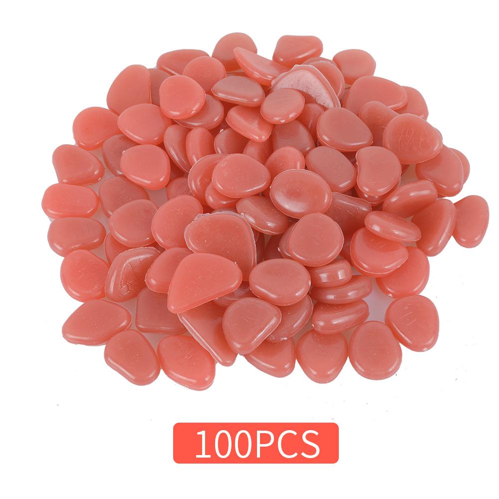 Brosten 100 pcs diy gangstier udendørs indretning fluorescerende konkylie smuk fisk natbelysning akvarium noctiluca