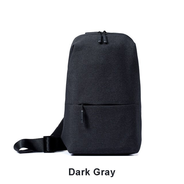Original Xiaomi Mi Backpack Urban Leisure Chest Pack Bag For Men Women Small Size Shoulder Type Unisex Rucksack Backpack Bags La: XM-XB-DJB-Black