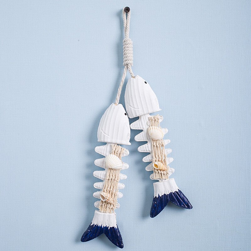 Estate Marine Decor Rete Da Pesca Arazzo Mare In Stile Mediterraneo Decorazione Della Parete di Casa Netto Del Pendente Delle Stelle Marine di Lisca di Pesce Decorazione
