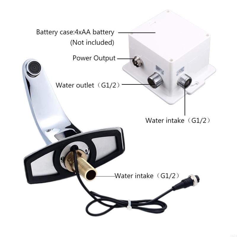920L Infrared-Sensor Faucet Automatic Touchless Sink Faucets Inductive Water Tap Kitchen Bathroom Deck Mounted Tap