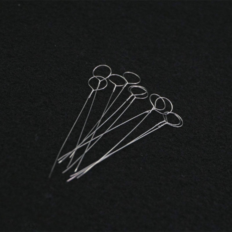-10Pcs Ni-Cr Alloy 4Mm Dia Inoculating Loop For Lab Microbiology Tissue Culture