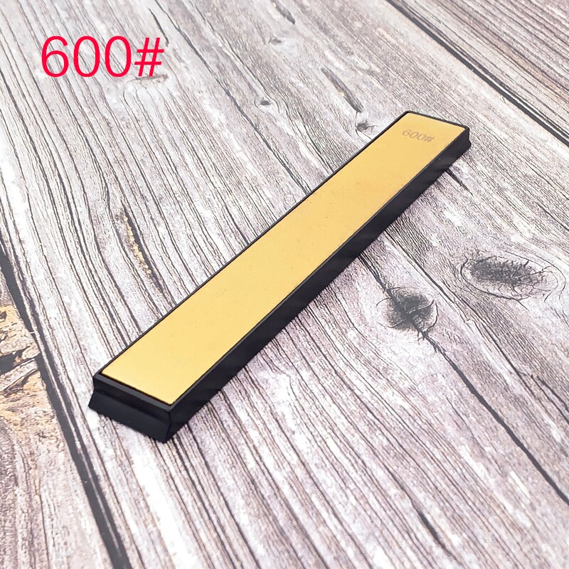 Diamant doré bru pierre de mise en forme angle fixe tranchant ener pierre de rodage couteau de cuisine bord d'apex la lame est tranchante: 600 Grit