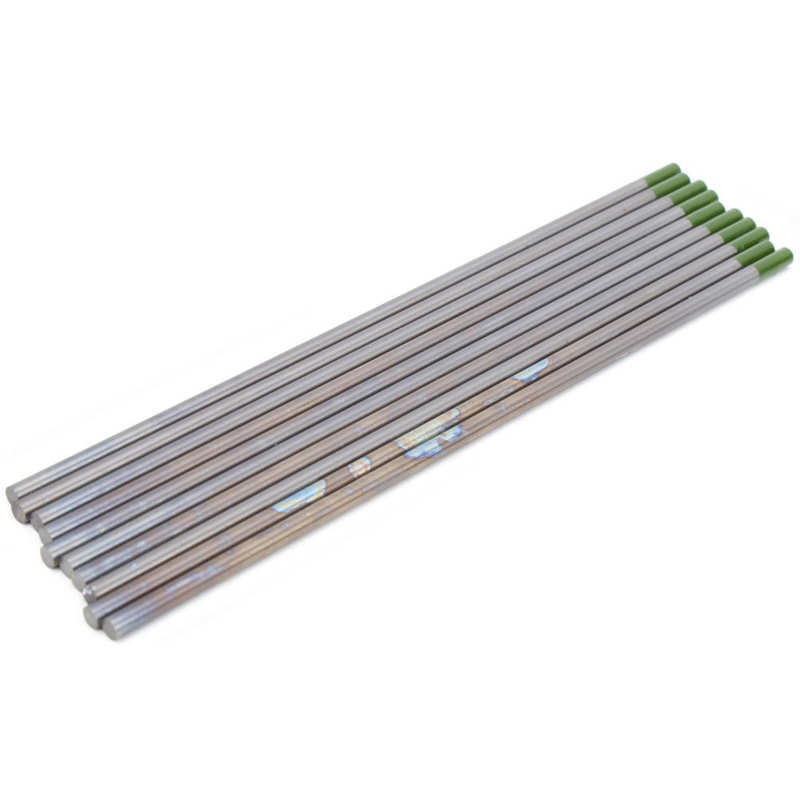 10Pcs TIG Tungsten Electrode WP 4.0 x 175mm Pure tungsten Rod Welding Industrial Accessories