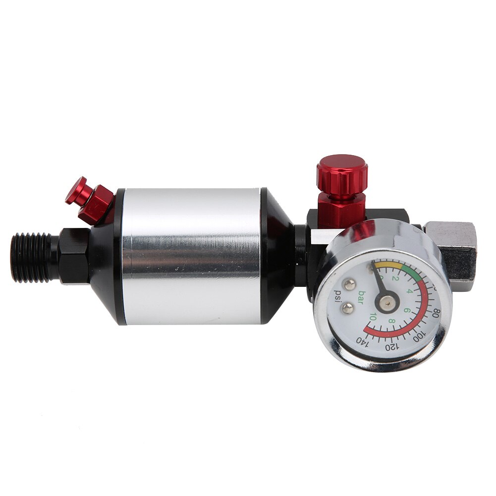 Olie/vand separator lufttryksregulator aluminiumslegering filtreringsreguleringsanordning bspp 1/4in holdbar