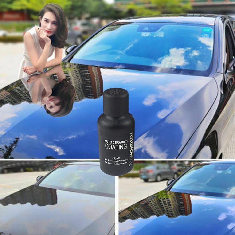10H dureza capa de cerámica líquida de coche Revestimiento de vidrio, súper hidrofóbico coche polaco de cerámica para coches de revestimiento de coche