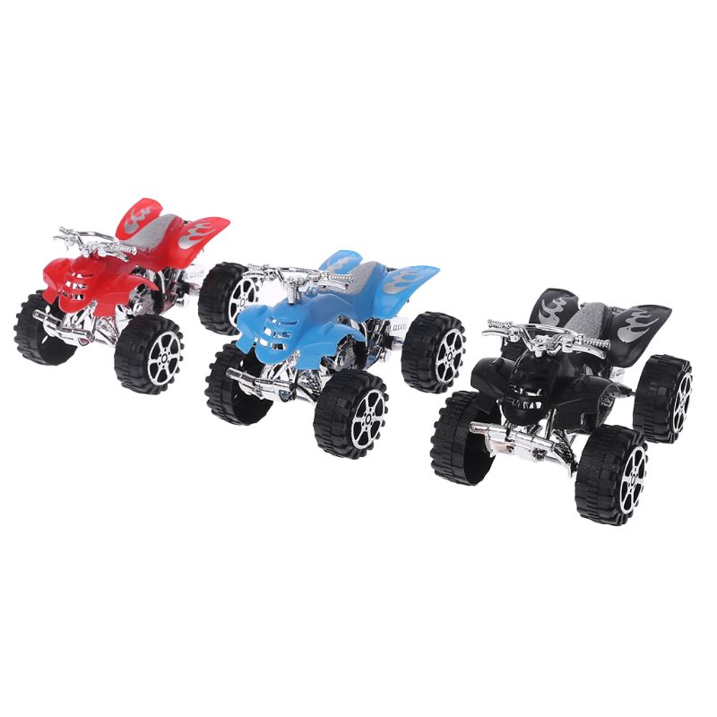 Pull back mini inerti simulation 4 hjul strand motorcykel køretøj motocross model pædagogisk legetøj til børn  b36e