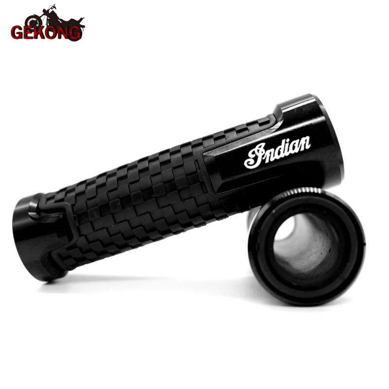 Fit For Indian FTR 1200 S FTR1200 Carbon / Rally Chief VINTAGE Scout Motorcycle Handlebar Hand Grips Handle Bar End Cap: Orange