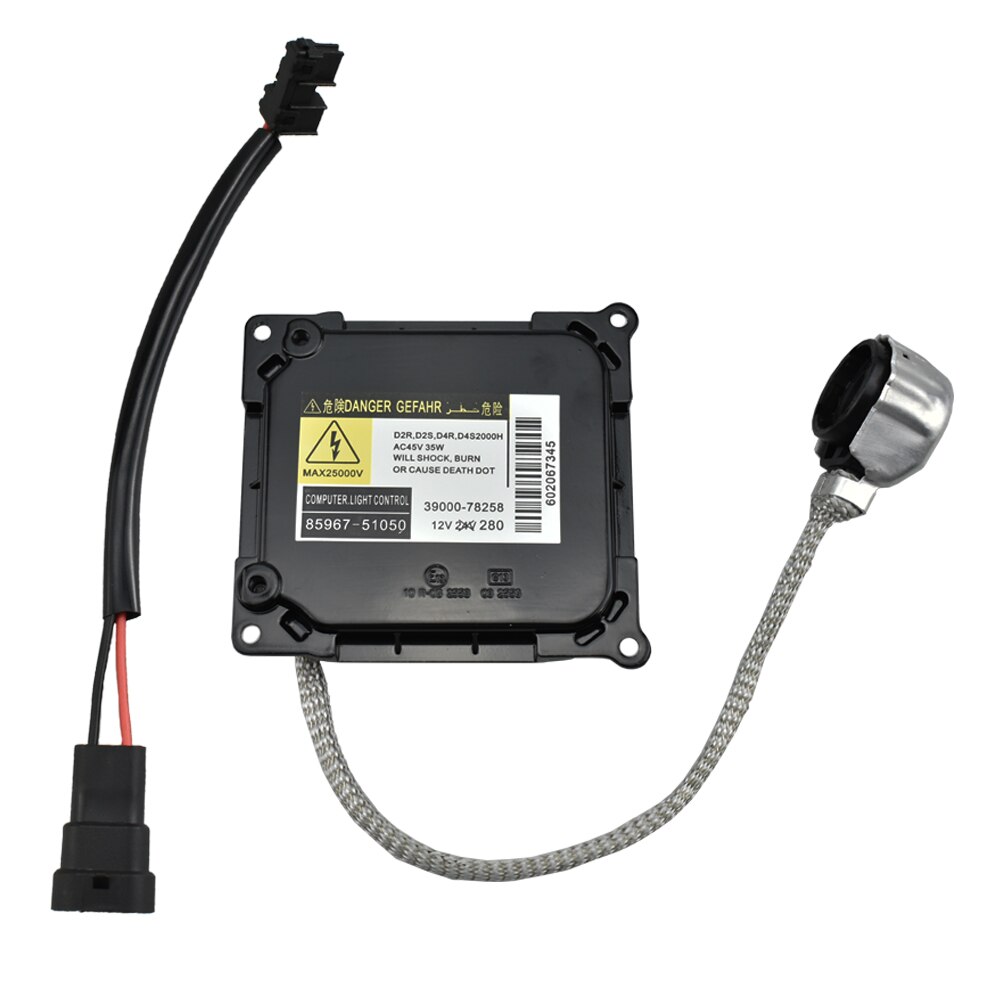D4S HID Xenon Headlight Ballast Computer Light Control DDLT003 KDLT003 85967-52020 85967-53040 85967-51050 85967-51040: 1xBallast wire / 4300 K