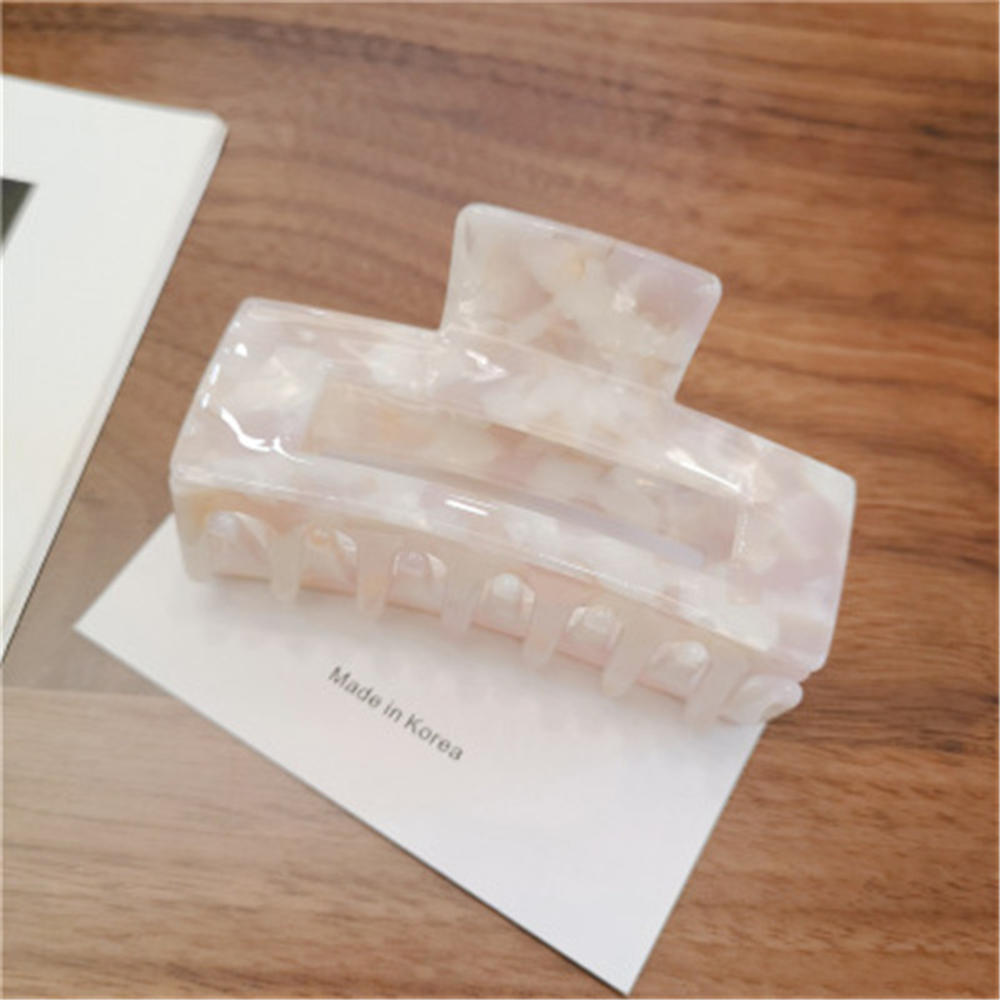 Acetaat vel koreaanse net rode retro haaraccessoires meisje grijpende clip grote eenvoudige temperament haarklem