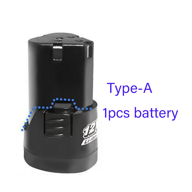 100% 12V 9800mAh Universele Oplaadbare Batterij voor Power Tools Elektrische Schroevendraaier Elektrische Boor Li-Ion Batterij: Zilver