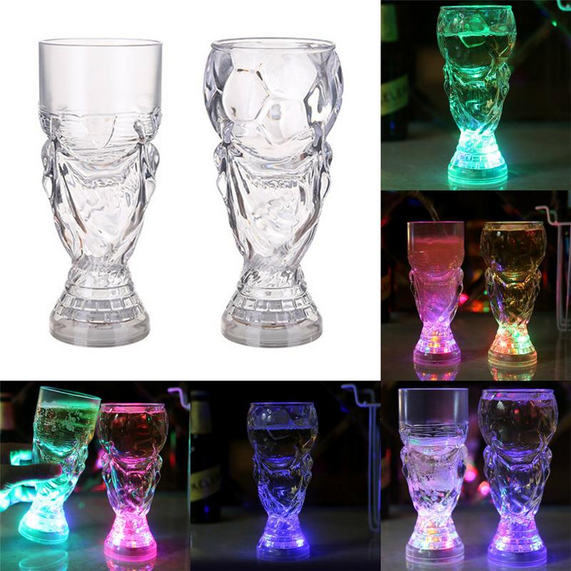 Jm ledet glødende kopp krus fest ball blitslys lysende neon bryllupsfestival jul ktv bar vinglass dekorasjonsforsyninger