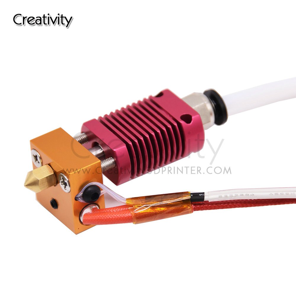 3D J-kopf CR10 Hotend Extrudieren Ende Bausatz für creality Ender-3/5 Profi CR10 10s Bowden extruder 12/24V 3D Drucker Teile