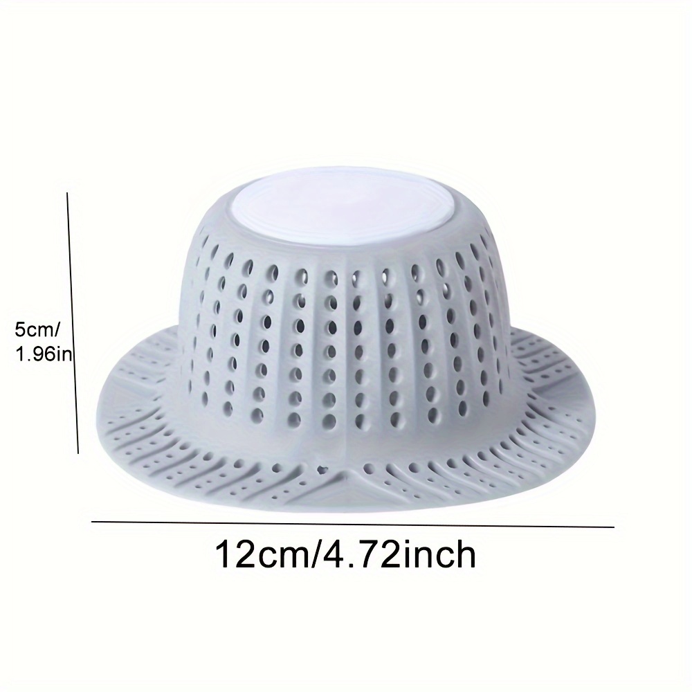 1PC Bathtub Drain Hair Catcher Collapsible Drain Protector for Pop-Up and Regular Drains of Shower Bathtub Tub Bathroom Sink