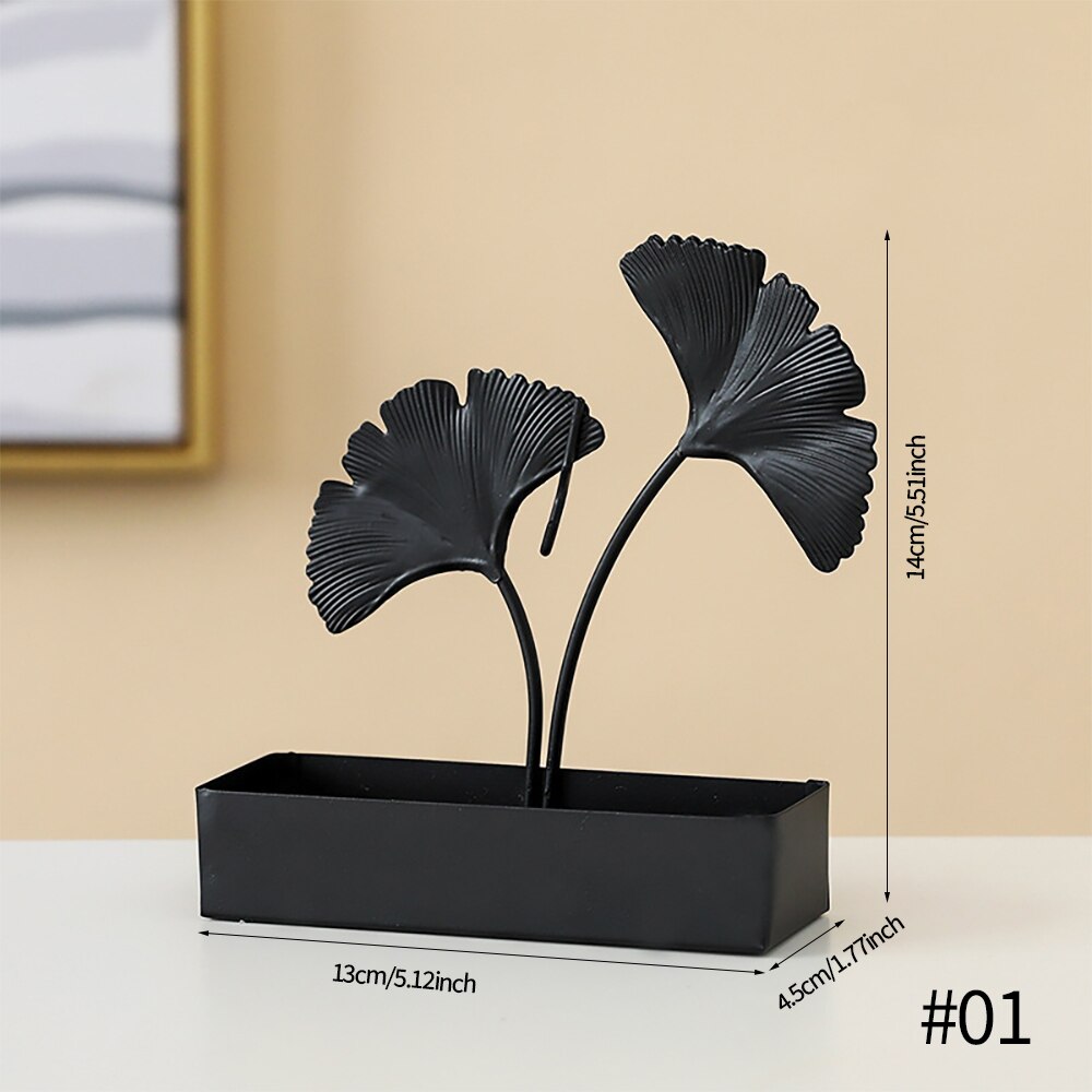 Porte-encens anti-moustique en forme de feuille de Ginkgo, support de bobine en fer, porte-encens répulsif d&#39;insectes , décoration de maison,