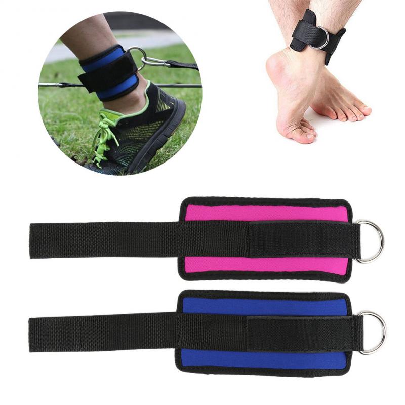 Enkel Anker Strap Riem Unisex Polyster Riem D Ring Gesp Taille Band Effen Kleur Tailleband Sport Apparatuur Body Building