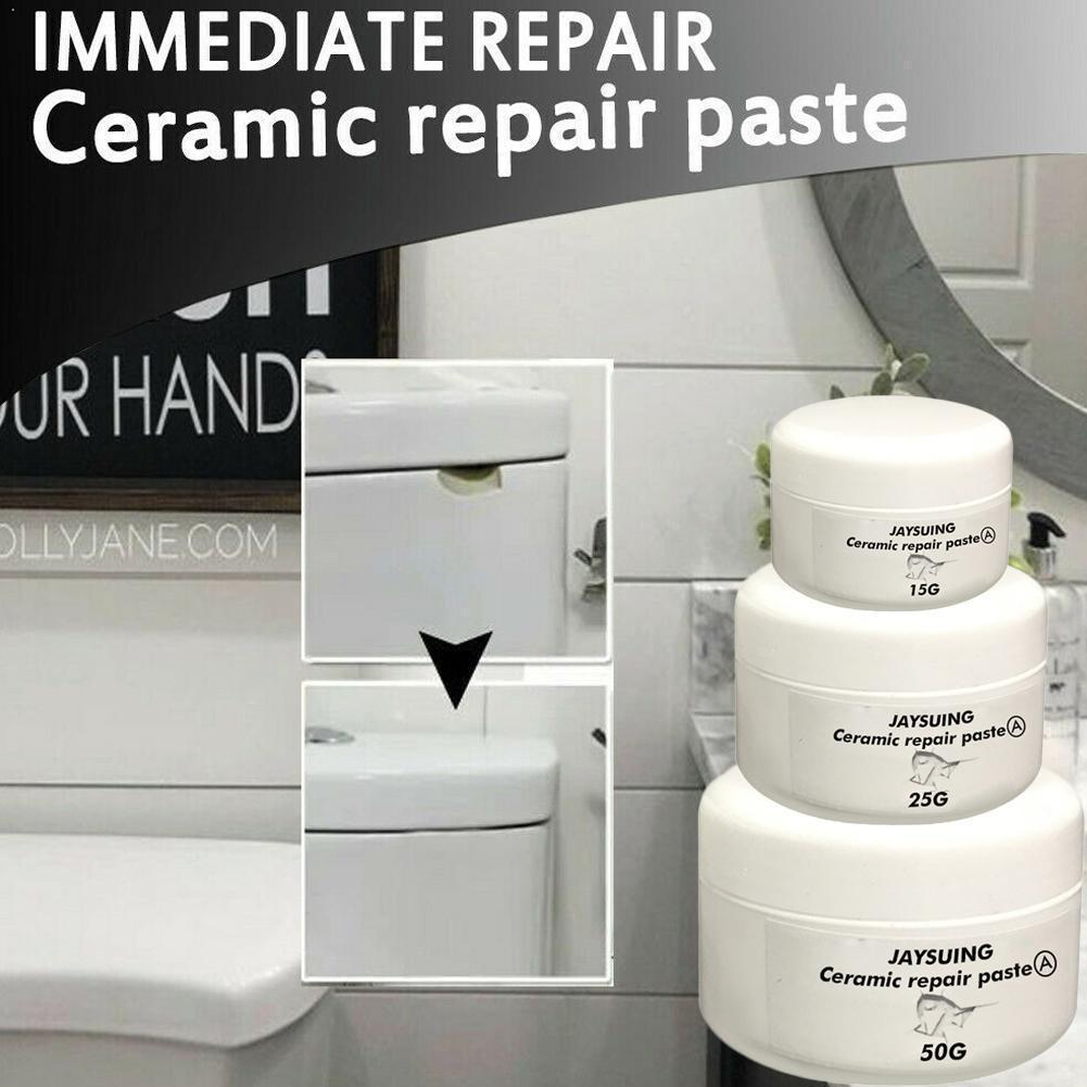 Keramisk pasta lim golvplattor lim kakel reparation agent dusch och badkar reparation chip kit kit för spricka kakel porslin