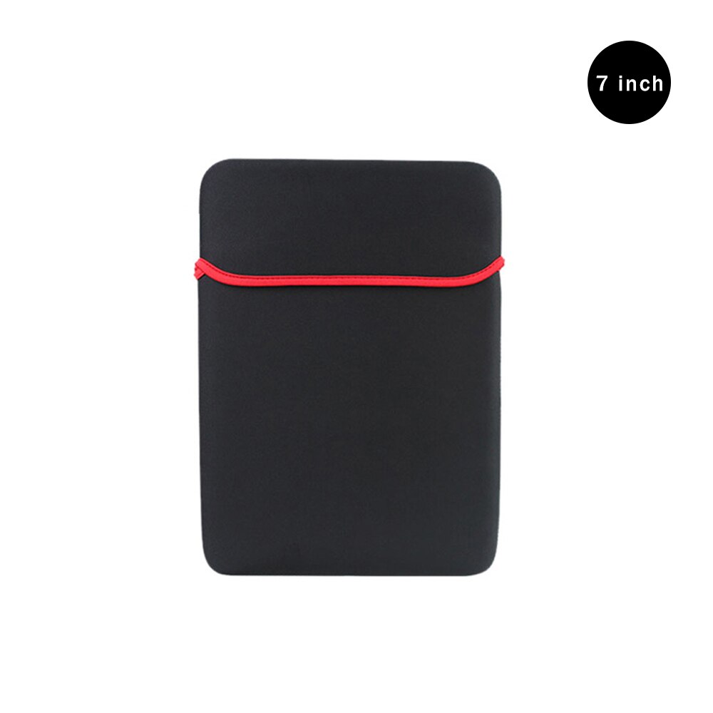 Universal Black Pouch Sleeve Laptop Bag Case for Tablet PC 7" 8" 9" 9.7" 10" 12" 13" 14" 15" inch Mouse Pad Style: 7 inch
