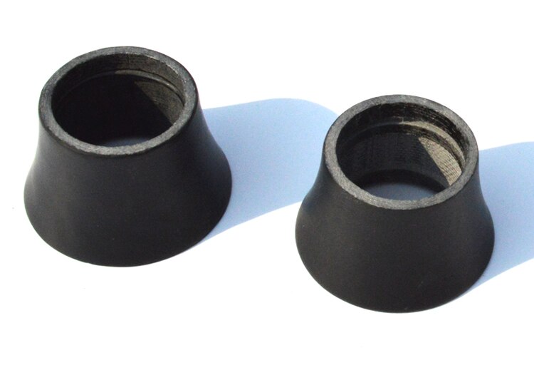 Horquilla espaciadora para bicicleta, pieza de fibra de carbono mate, sin logotipo, 20mm, 30mm, 40mm