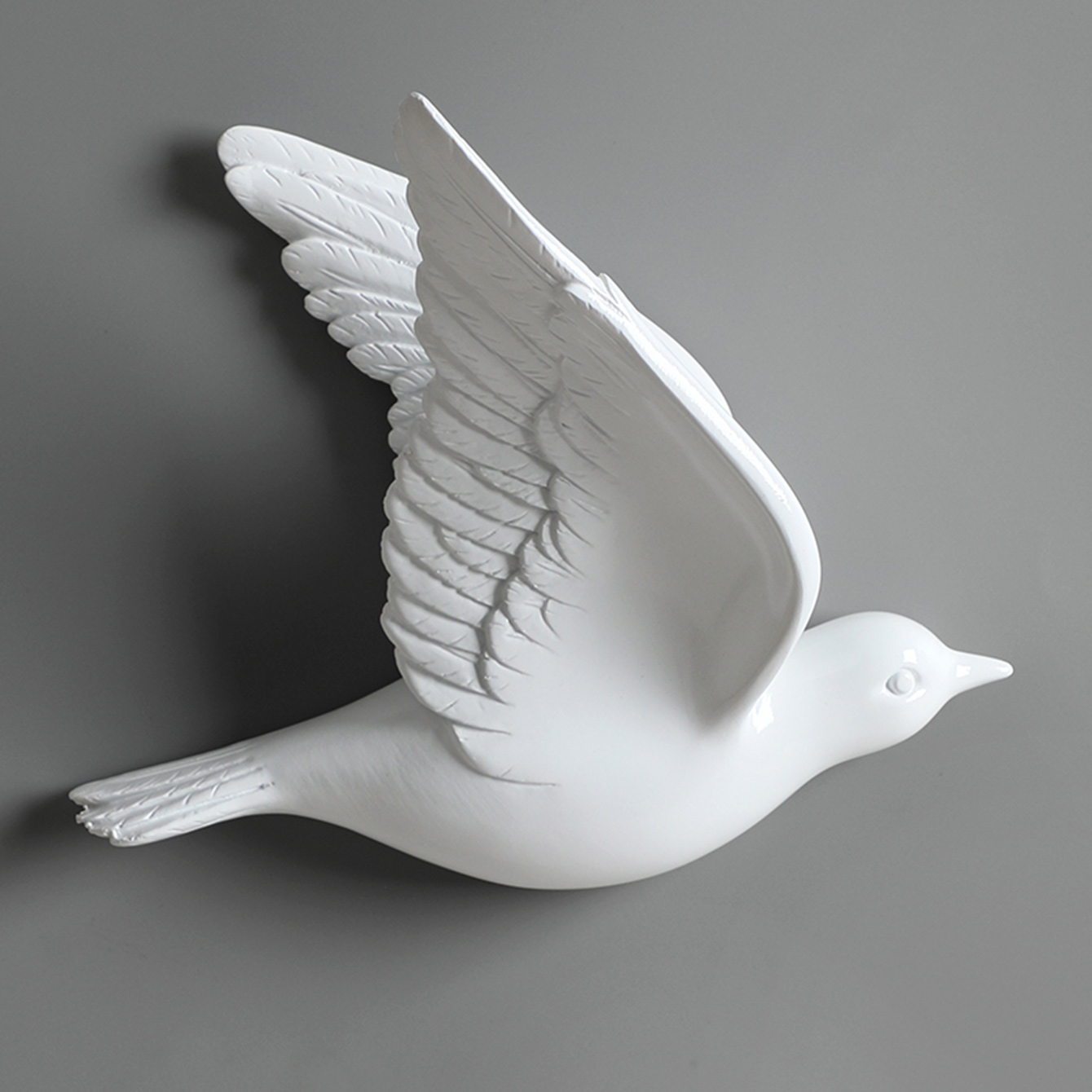 Żywiczne ptaki naklejki na kreatywna ściana 3d robić salonu zwierząt słodkie ptaki figurki dekoracje ścienne tło robić ściany za tv dekoracje: żółte światło