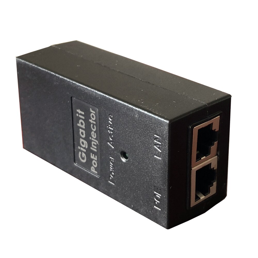 48V 0.5A Passieve Poe Injector Adapter Desktop Type 10/100Mbps Mikrotik Compliant Adapter
