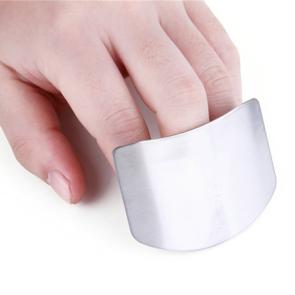 3Pcs Handig Praktische Duurzaam Rvs Finger Protector Hand Protector Voor Keuken Chef Huisvrouw