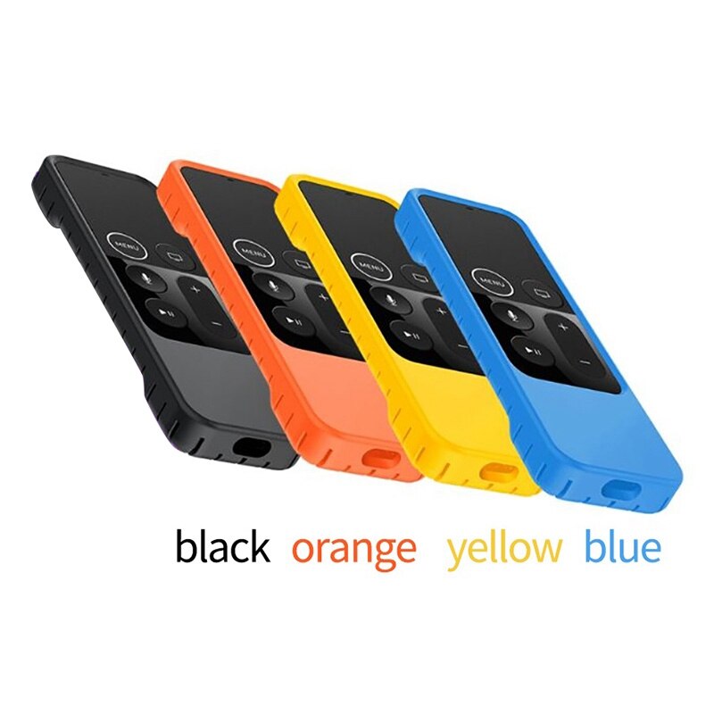 Funda protectora resistente al agua para Apple TV 4K, cubierta suave y duradera a prueba de silicona, funda rectangular para Control remoto