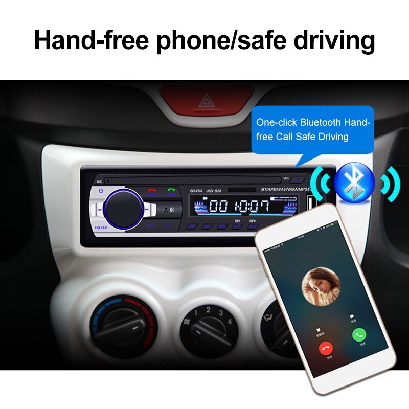 Auto MP3 Auto Multimedia Speler 12V Bluetooth Autoradio MP3 Muziekspeler Autoradio Radio Input Ontvanger Usb