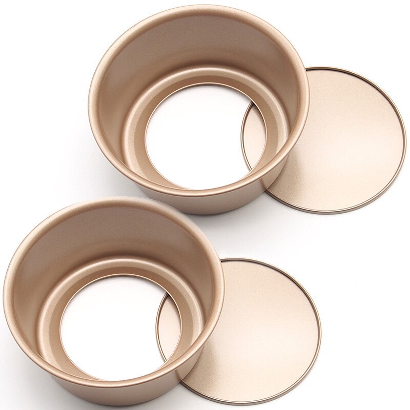 Round Cheesecake Pan with Removable Bottom 6 x 3 Inch cake mold: Cheesecake Pan x 2