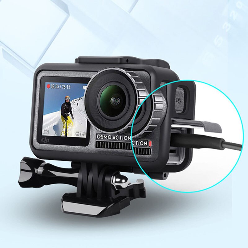 OSMO Aktion Kamera KäFeige Schutzhülle Halterung für DJI Osmo Aktion Sport Kamera Rahmen Hülse Gehäbenutzen W/Objektiv Abdeckung zubehör