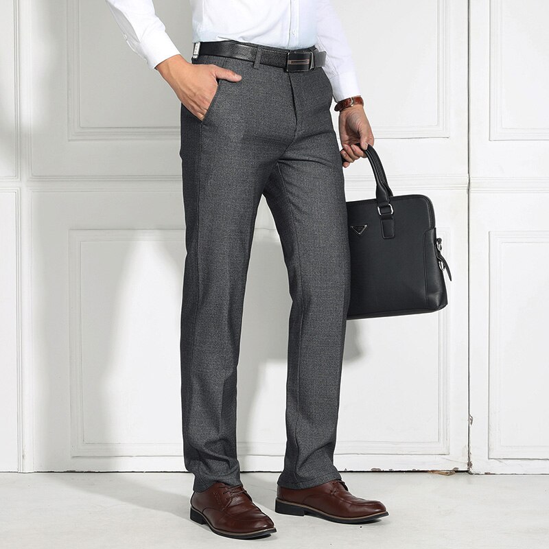 Winter formele bruiloft heren pak broek pasvorm casual zakelijke rechte jurk broek