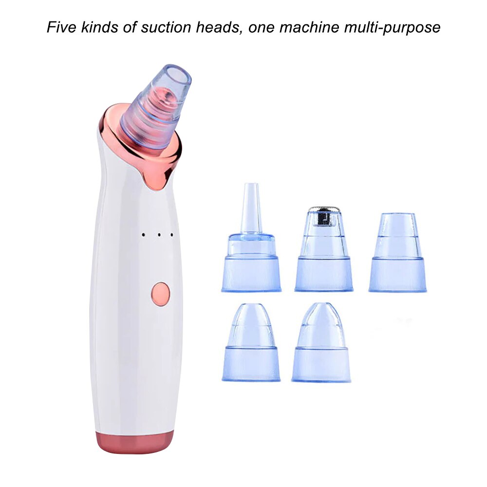 Electric Vacuum Blackhead Remover Face Nose Deep Cleaning T zone Suction Pore Skin Cleaner Tool Facial Brush Massager