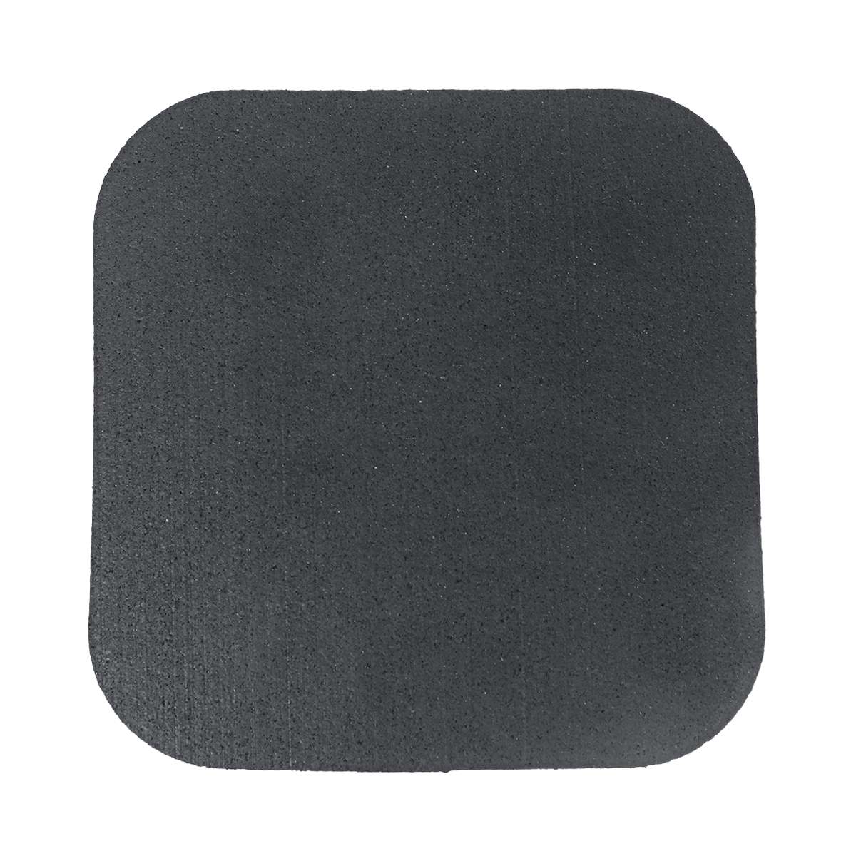 10 x 10cm rubberen loopbandmat vloerbeschermer schokbestendig kussen oefenmat sportschool hardlopen fitnessapparatuur accessoires: Zwart