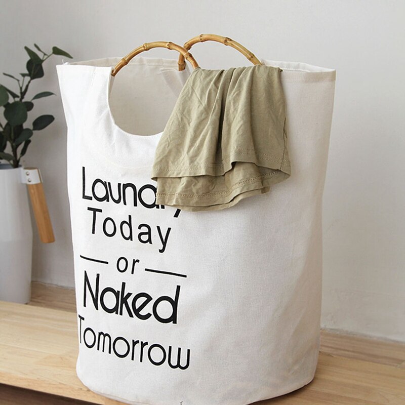 Kosz na pranie przenośna bawełniana torba robić przechowywania ubrań kosz na brudne ubrania kosz na pranie worek robić przechowywania wiadro robić prania