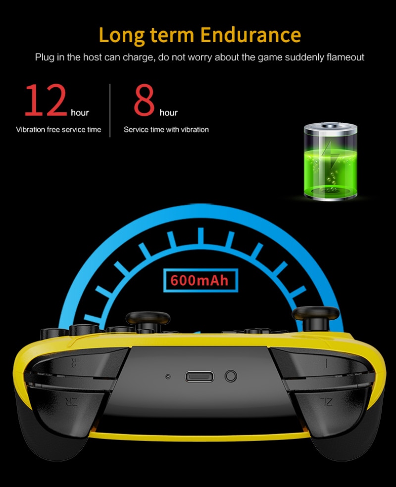 Bluetooth Wireless Gamepad For Switch Pro Joystick Console NFC Controle For Nintendo Switch Controller For NS Pro Joypad