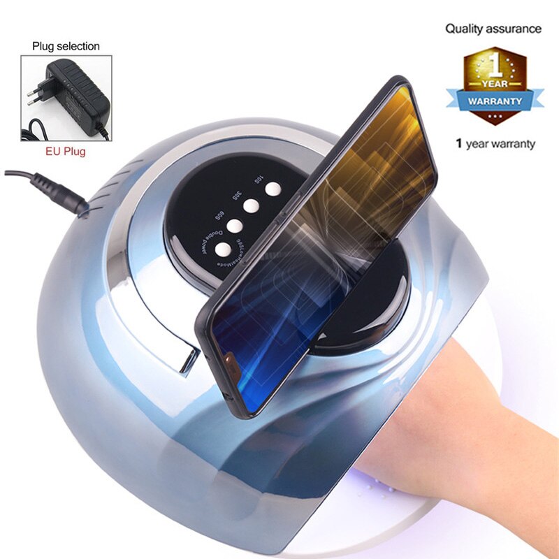 XZM-Lámpara de uñas LED UV de alta potencia, geles Unhas, 42 LED, secador de uñas, herramientas de curado rápido, luz de Gel, 168W: m5plus blue-eu