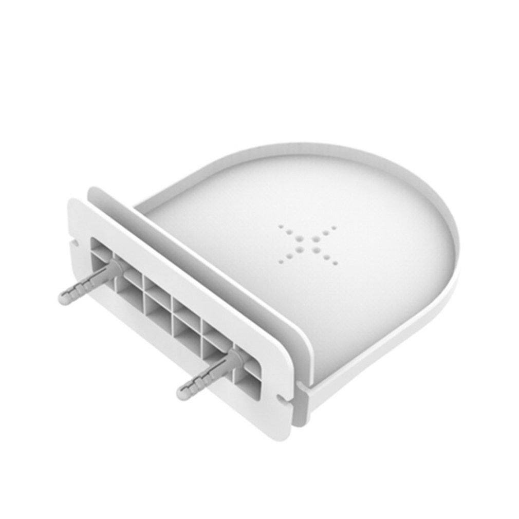 1 sæt egnet til google wifi router vægbeslag rund plade router stativ skiveformet beslag holder: Hvid