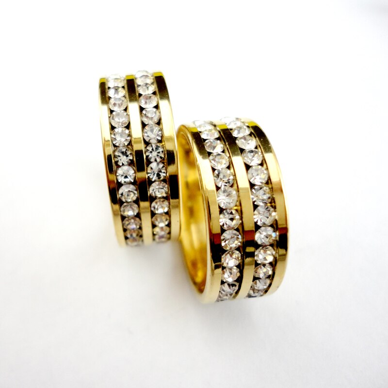 1 Pcs vrouwen Ring Stijl Gold Classic Engagement Trouwringen voor Vrouwen Sieraden Ring Veel LR424