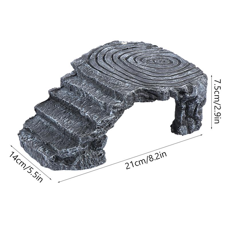 Reptiles Climbing Platform Decoration Aquarium Fish Tank Landscape Ornament